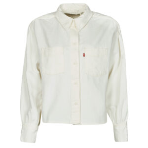 Camicia  Levis  ZOEY PLEAT UTILITY SHIRT  Bianco -  Camicie Donna