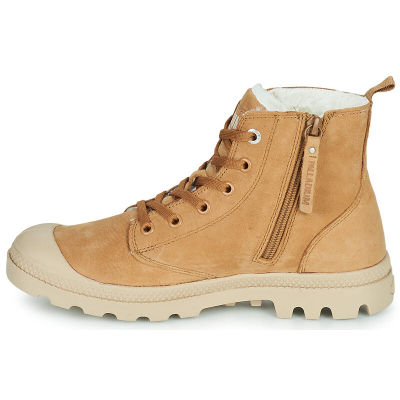 Palladium PAMPA HI ZIP WL W Marron Bottines Femme - 4