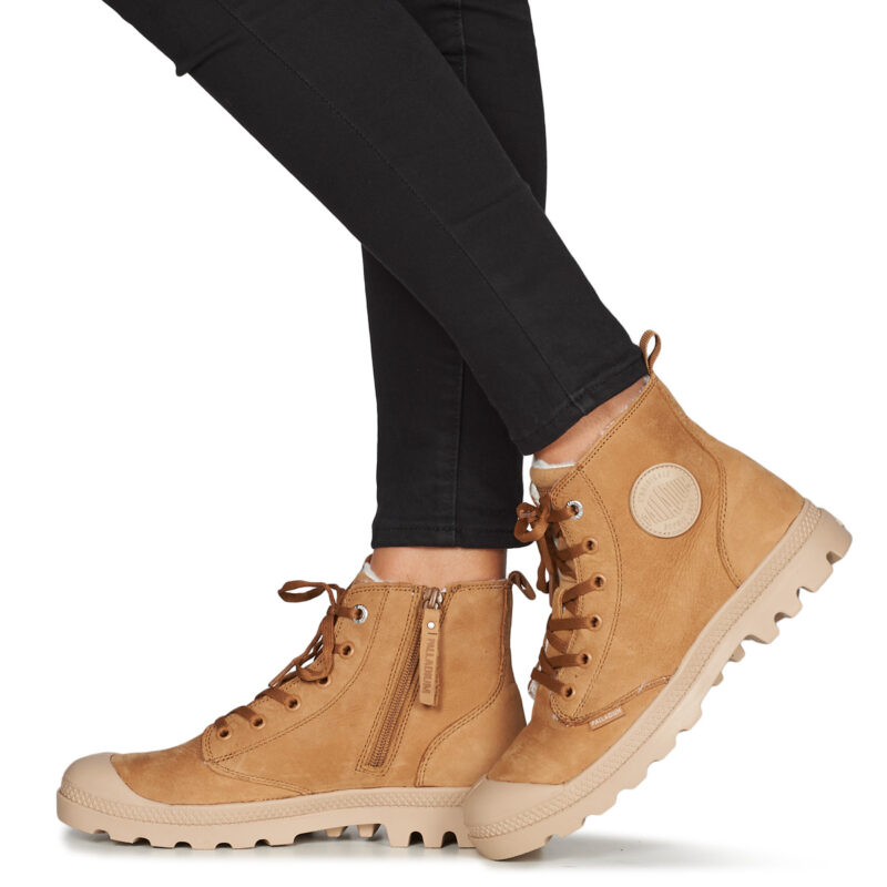 Palladium PAMPA HI ZIP WL W Marron Bottines Femme - 8