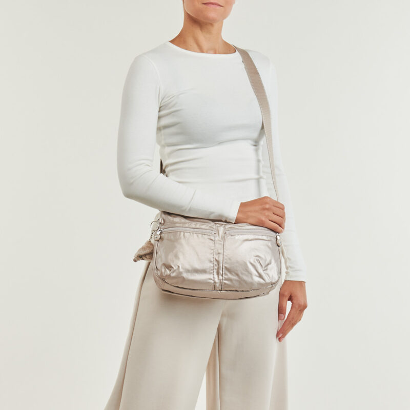 Kipling IZELLAH Oro Borsa a tracolla Donna - 6