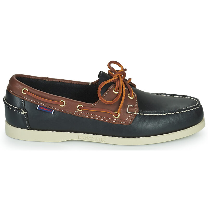 Sebago  PORTLAND WAXY LEA  Nero Scarpe da barca Uomo - 2