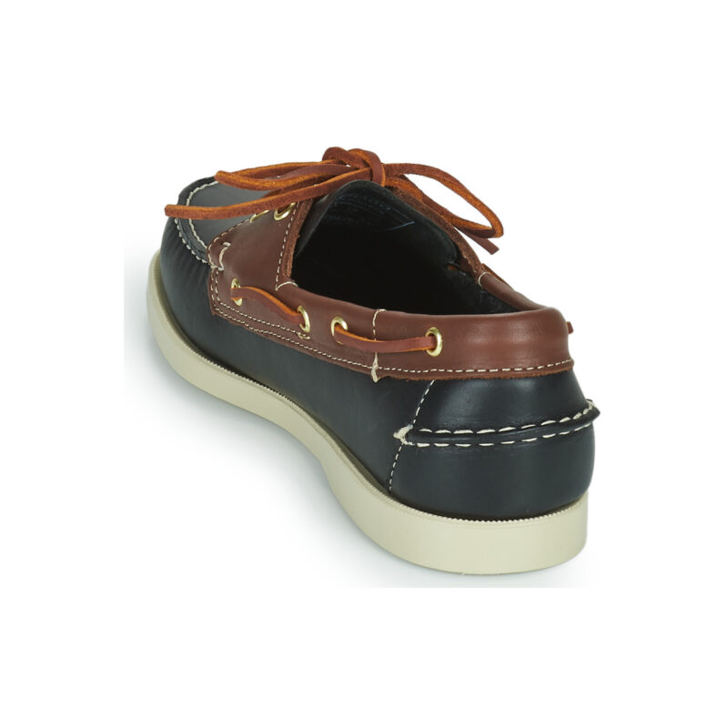 Sebago  PORTLAND WAXY LEA  Nero Scarpe da barca Uomo - 5
