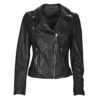 Giacca in pelle  Oakwood  CLIPS 6  Nero -   Giacche in pelle Donna