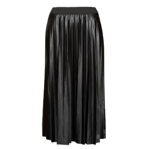 Gonne midi  Vila  VINITBAN SKIRT/SU  Nero -  Gonne midi Abbigliamento Donna