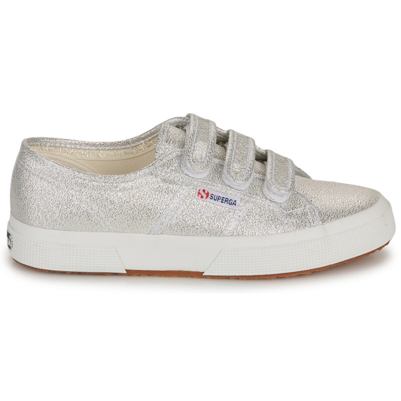 Superga 2750 LAME STRAP Argento Baskets basses Femme - 2