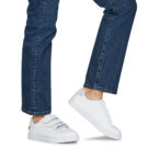 Bons baisers de Paname EDITH AMOUR BLANC NOIR Bianco Sneakers basse Donna - 8