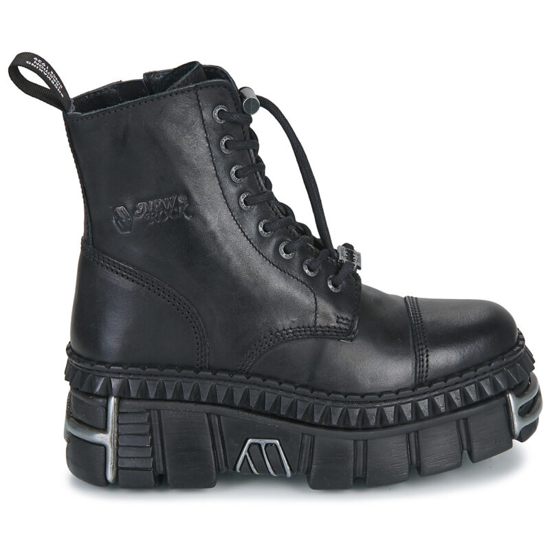 New Rock Schwarze BATISSE - M&auml;nner-Stiefel - 2