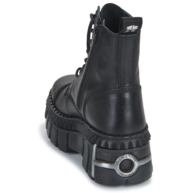New Rock BATISSE Nero - Stivaletti Donna - 5