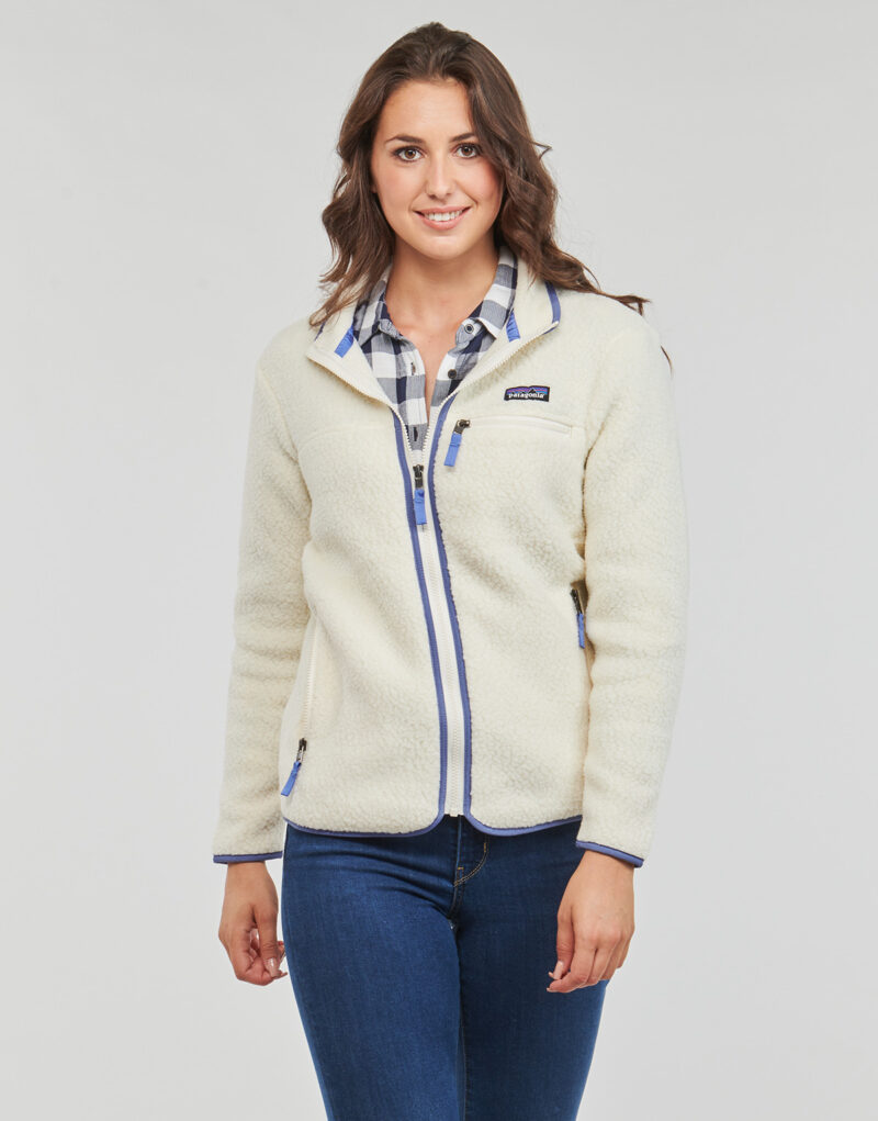 Sudadera Patagonia W'S RETRO PILE JKT color beige - Sudaderas para mujer - 2