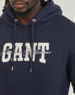 Felpe mit Cappuccio Gant ARCH SCRIPT HOODIE Marine Herren-Hoodies - 5