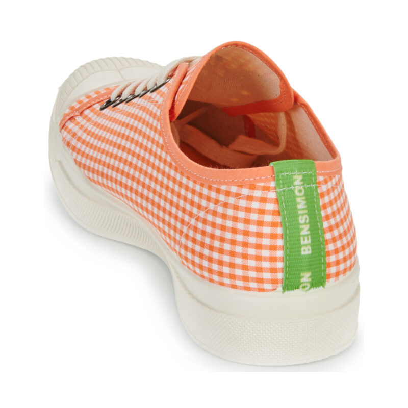 Bensimon  ROMY VICHY  Arancio -  Sneakers basse Donna - 5