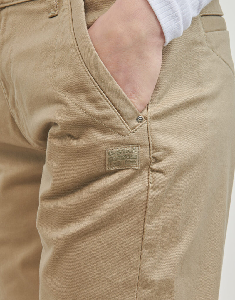 pantalones chinos G-Star Raw kate boyfriend wmn Beige Pantaloni Chino Mujer - 5