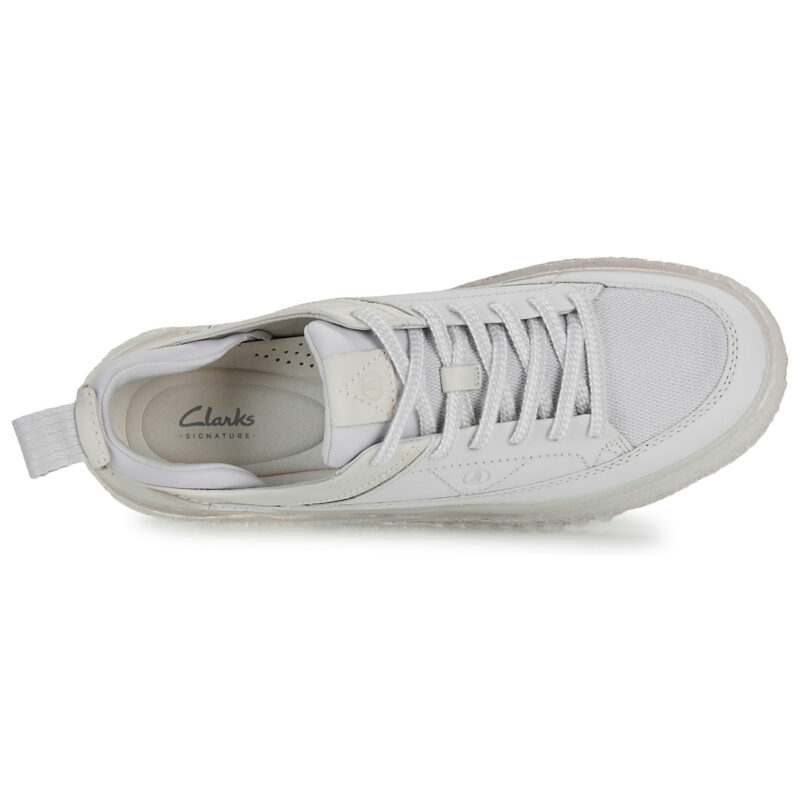 Clarks SOMERSET LACE Bianco Sneakers Uomo - 6
