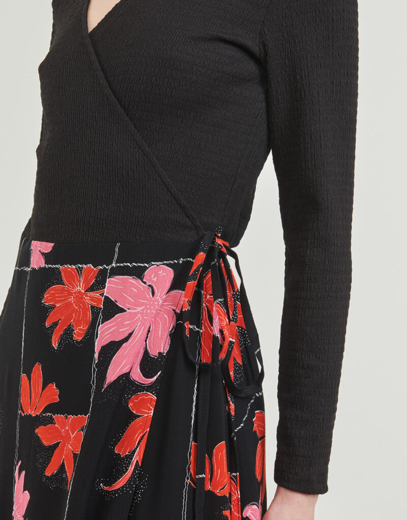 Habiller Desigual VEST_MENPHIS Robes longues noires pour femmes - 5
