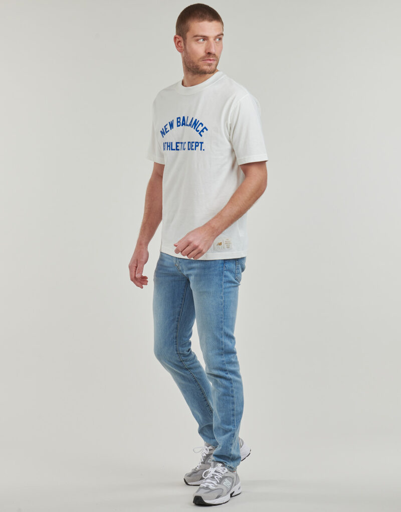 T-shirt New Balance ATHLETICS DEPT TEE Bianco T-shirt maniche corte Uomo - 3