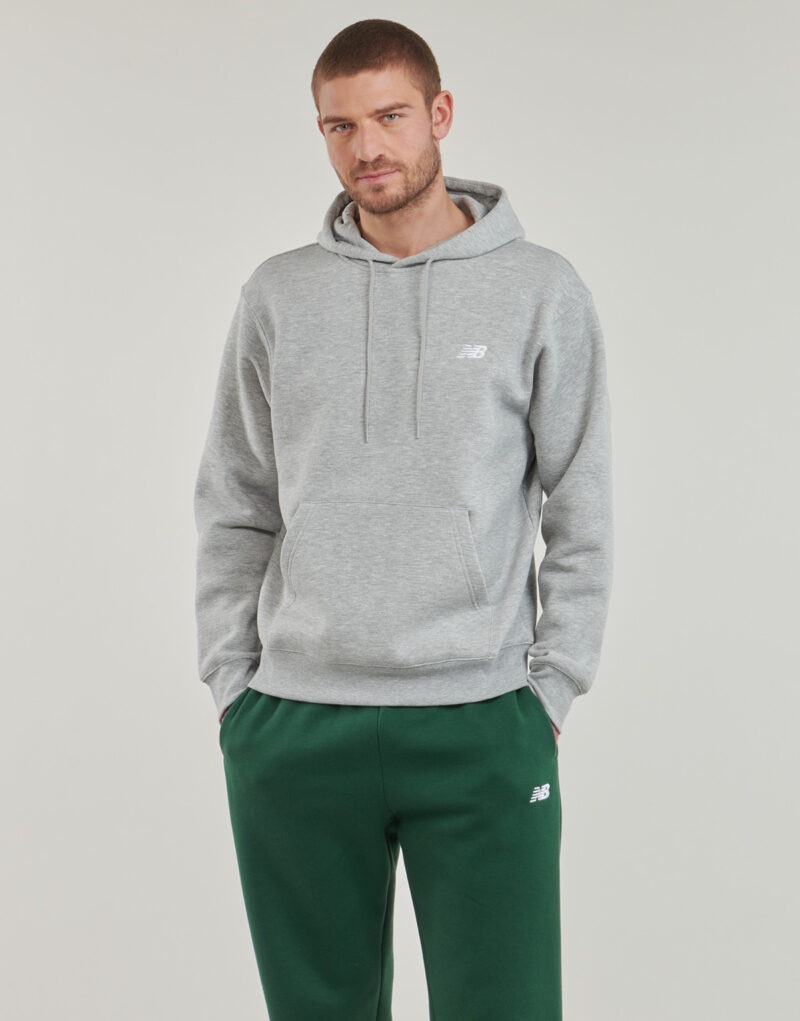 Felpe con cappuccio New Balance SMALL LOGO HOODIE Grigio Felpe con cappuccio Uomo - 2