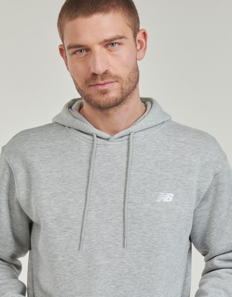 Felpe con cappuccio New Balance SMALL LOGO HOODIE Grigio Felpe con cappuccio Uomo - 5