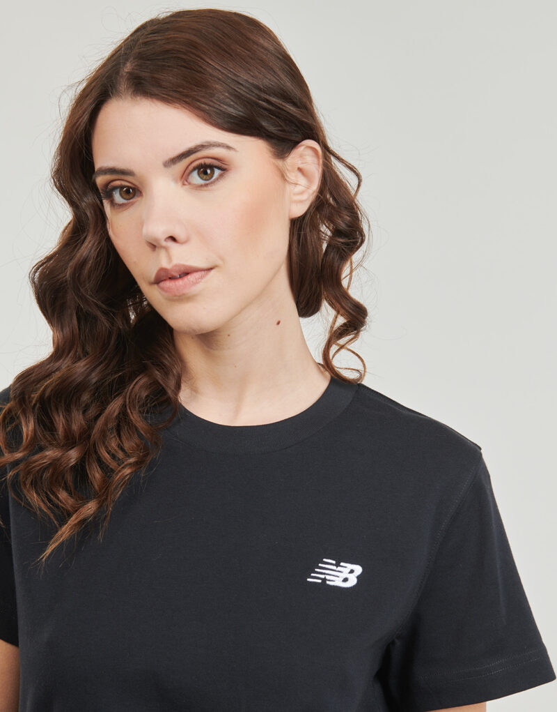 New Balance T-shirt SMALL LOGO T-SHIRT Black Short-sleeved T-shirt Women - 5