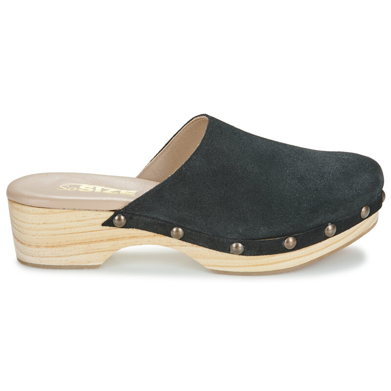 So Size  PAPIDOU  Nero -  Zoccoli Donna - 2