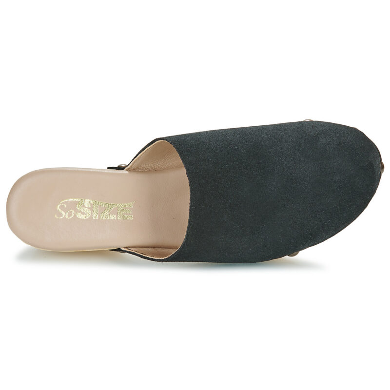 So Size  PAPIDOU  Nero -  Zoccoli Donna - 6