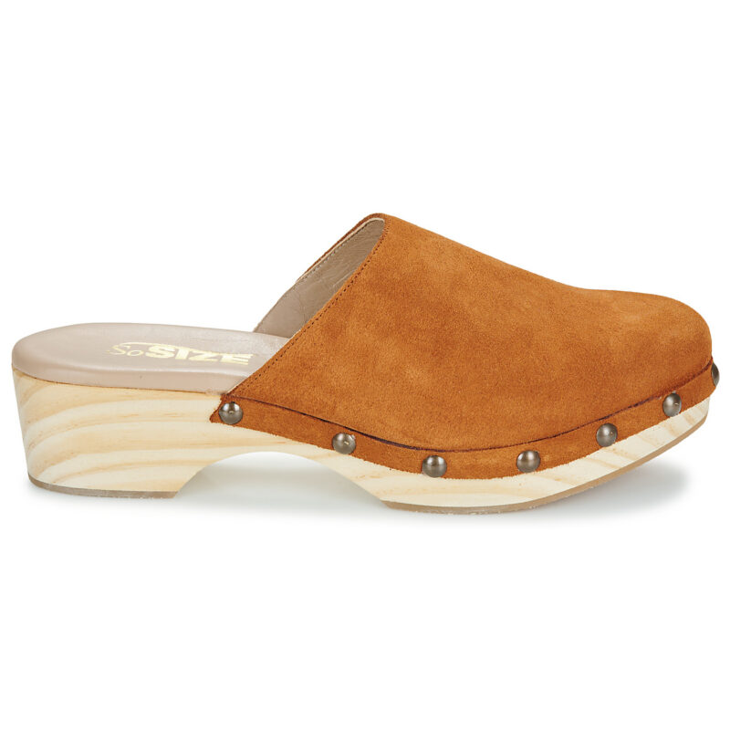 So Size  PAPIDOU  Marrone -  Zoccoli Donna - 2