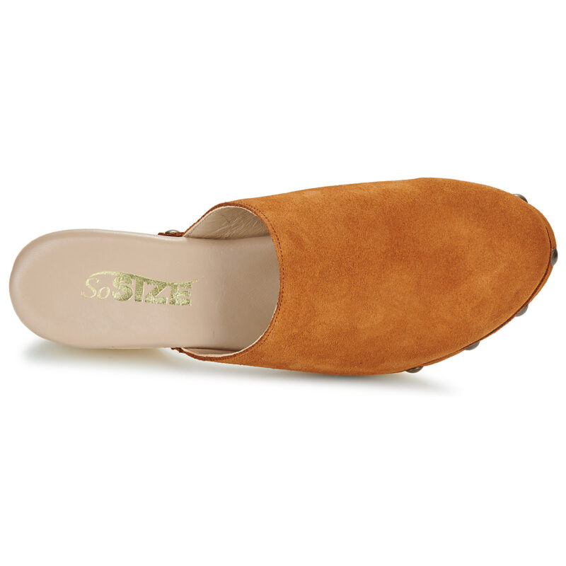 So Size  PAPIDOU  Marrone -  Zoccoli Donna - 6