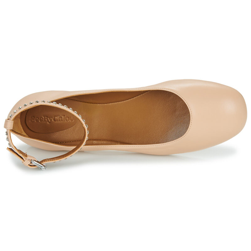See by Chloé LYNETTE Beige Ballerine Donna - 6