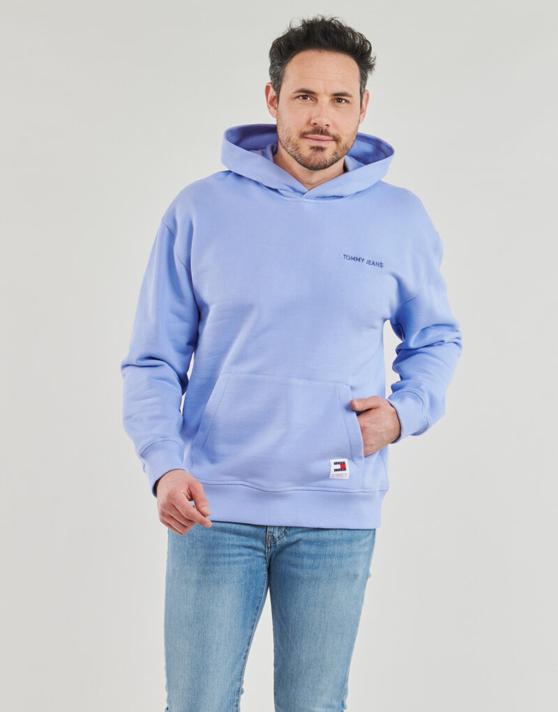 Felpe con cappuccio Tommy Jeans TJM RLX NEW CLSC HOODIE Blu Felpe con cappuccio Uomo - 2