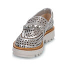 Fru.it 8795-999-HELGA-PERLA-PARK-MONUMENT Mocasines plateados para mujer - 3