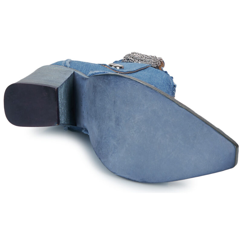 Fru.it 8575-944-CUOIO-GREZZO-JEANS-LAVATO Blu Stiefel Damen - 7