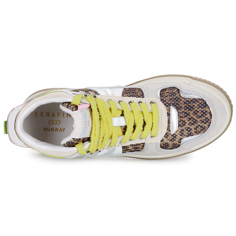 Serafini  ELLE  Multicolore -  Sneakers alte Donna - 6