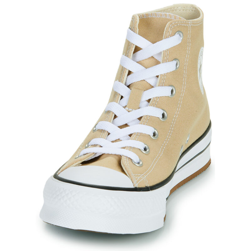 Converse CHUCK TAYLOR ALL STAR EVA LIFT Beige Baskets Enfant - 3