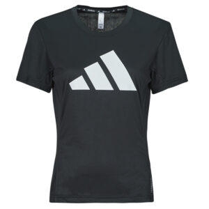 T-shirt  adidas  RUN IT TEE  Nero -  T-shirt maniche corte Donna