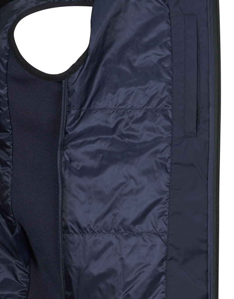 Doudoune Emporio Armani EA7 BOMBER VEST Blu Piumini Hommes - 6