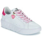 Love Moschino FUXIA HEART+GOLD Bianco Sneakers basse Donna - 1