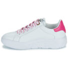 Love Moschino FUXIA HEART+GOLD Bianco Sneakers basse Donna - 4