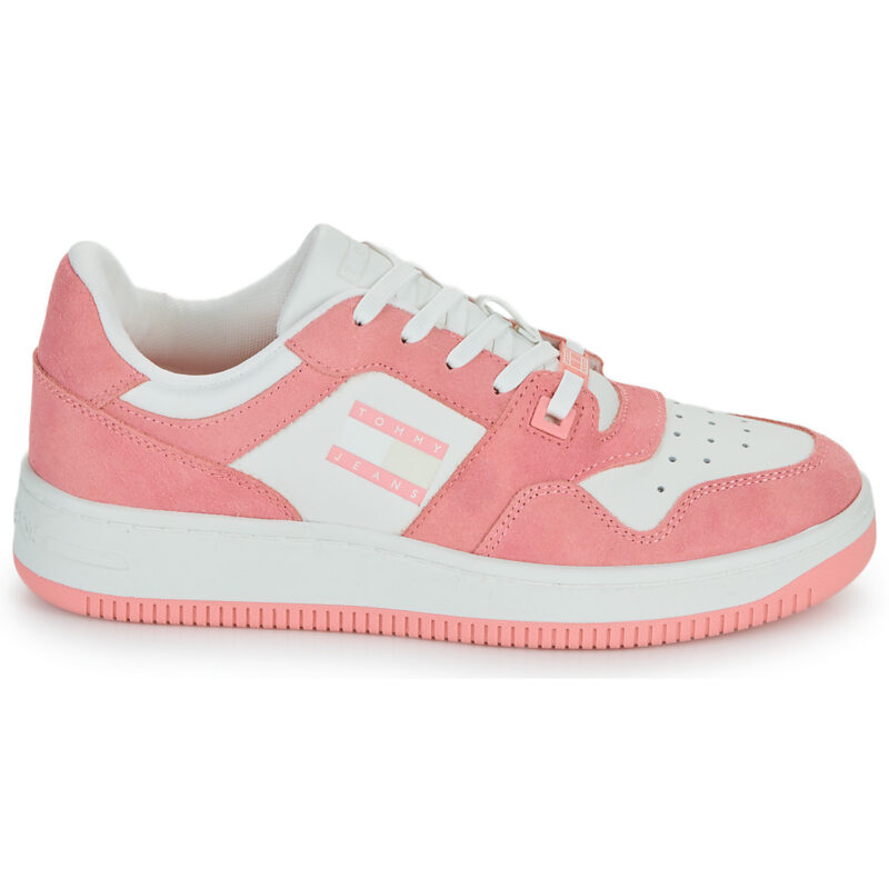 Tommy Jeans TJW RETRO BASKET WASHED SUEDE Blanco Zapatillas bajas Mujer - 2