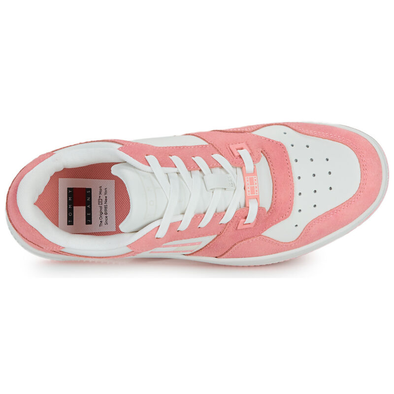 Tommy Jeans TJW RETRO BASKET WASHED SUEDE Blanco Zapatillas bajas Mujer - 6
