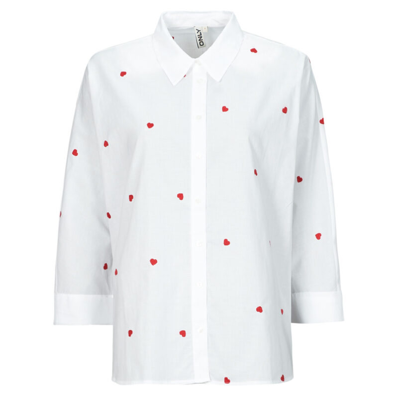 Camicia Only ONLNEWLINA Bianco Camicie Donna - 1