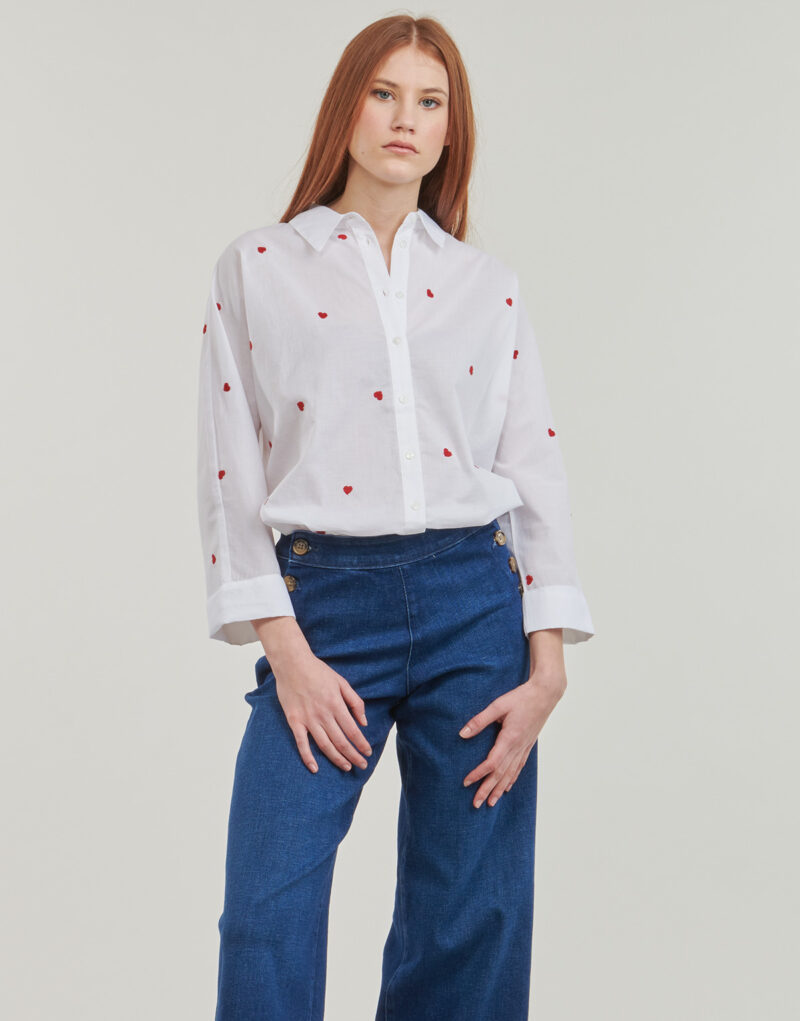 Camicia Only ONLNEWLINA Bianco Camicie Donna - 2