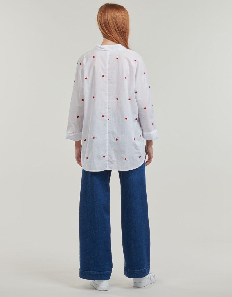 Camicia Only ONLNEWLINA Bianco Camicie Donna - 4