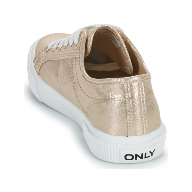 Only ONLNICOLA CANVAS SNEAKER METALLIC Oro Sneakers basse Donna - 5