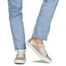 Only ONLNICOLA CANVAS SNEAKER METALLIC Oro Sneakers basse Donna - 8