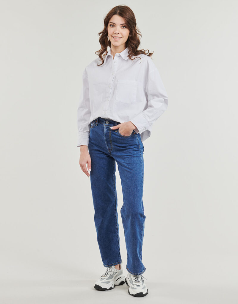Jeans  Levis  RIBCAGE STRAIGHT ANKLE Lightweight  Blu -  Jeans Donna - 2