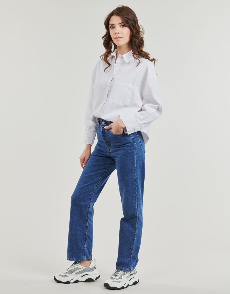 Jeans  Levis  RIBCAGE STRAIGHT ANKLE Lightweight  Blu -  Jeans Donna - 3