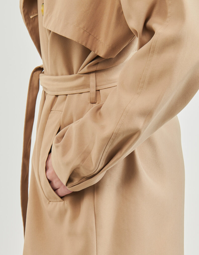 Trench Vero Moda VMDOREEN Beige Trench Femme - 5