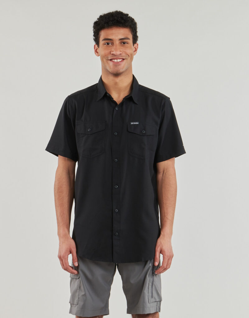 Camicia a maniche corte Columbia Utilizer II Solid Short Sleeve Shirt Nero Camicie a maniche corte Uomo - 2