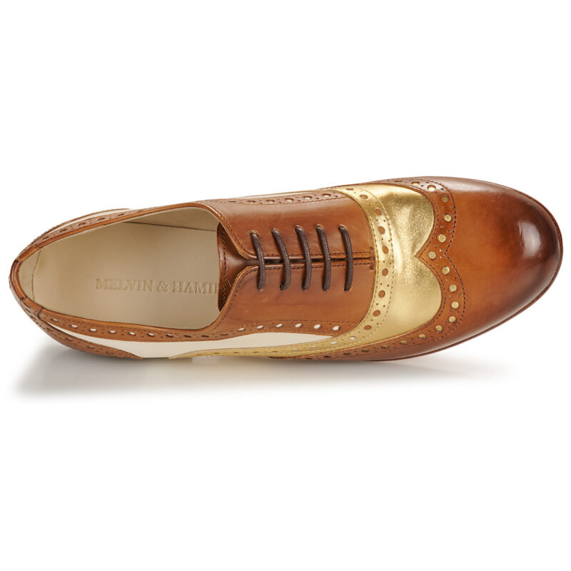 Melvin & Hamilton SONIA 1 Marron Derby Femme - 6