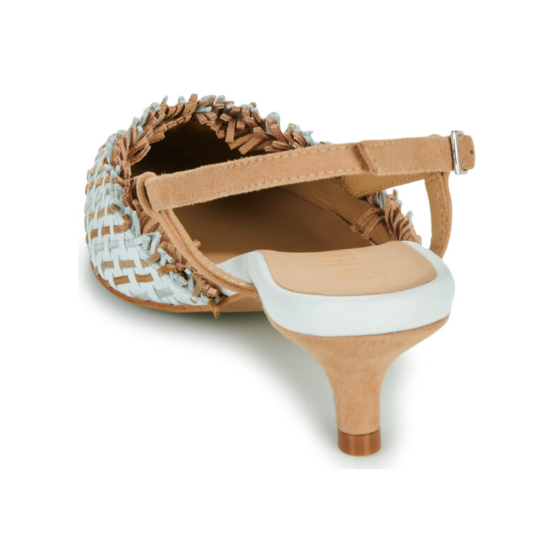 Fericelli Zapatos de tac&oacute;n beige para mujer LORENA - Talla 5