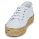 Superga 2730 COTON Wei&szlig;e Low-Sneaker f&uuml;r Damen - Gr&ouml;&szlig;e 3